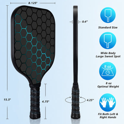Spikesport Pickleball Paddle Set clean product image 5